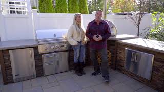 Coyote Outdoor Kitchen Designed for Skip Bedell