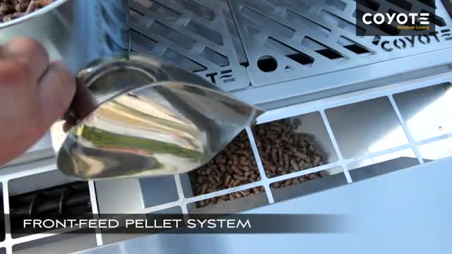 Coyote Grills and Skills Quick Tips - How To Load The Pellet Grill