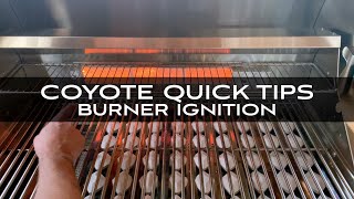 Coyote Grills and Skills: Quick Tips From Chef Jonathan Collins On Burner Ignition