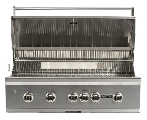 42" S-Series Grill Package - Includes Grill , 39" Double Access Door, & Coyote Double Side Burner 3