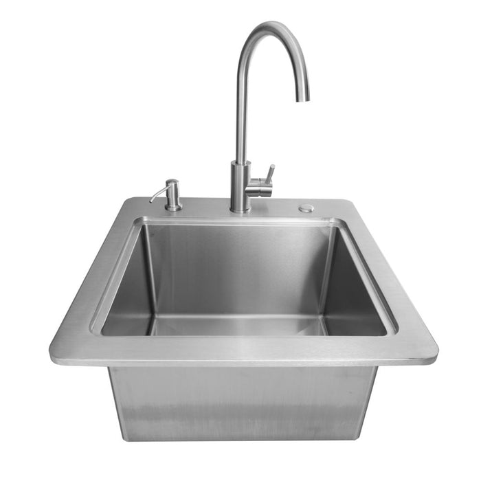 Coyote 21" Sink with Drain, Faucet & Soap Dispenser Additional Image 1
