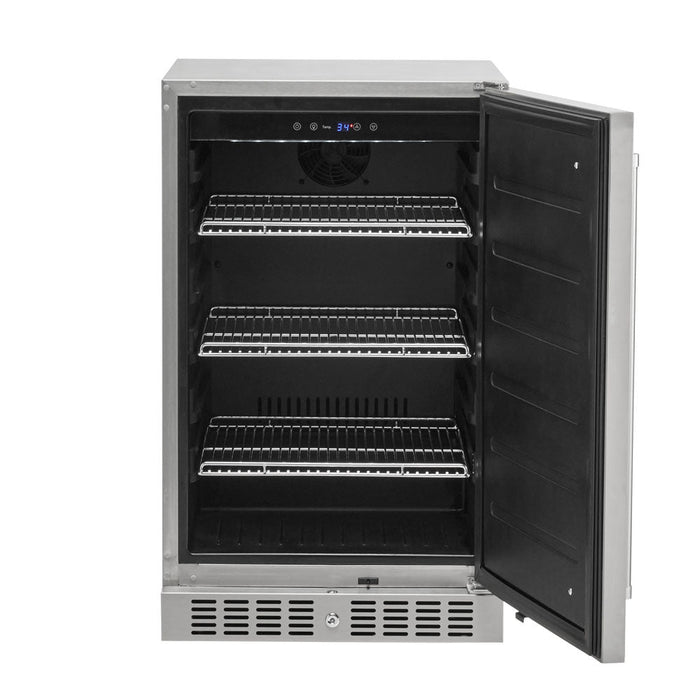 Coyote 21" Built-In Refrigerator with Right Hinge 4