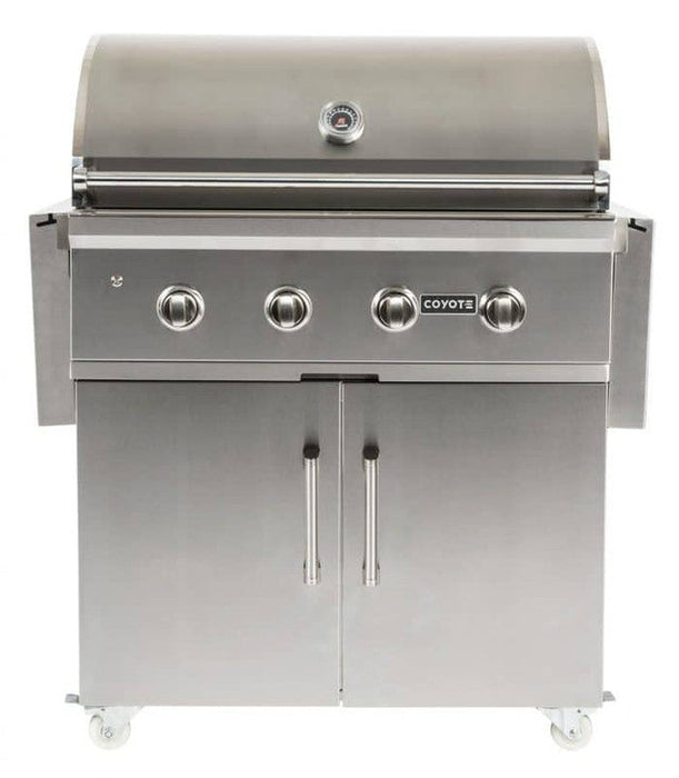 Coyote 36" C-Series Grill With Cart - C2C36+C1S36CT 4
