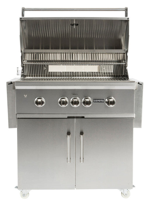 Coyote 36" S-Series Grill With Cart - C2SL36+C1S36CT 6