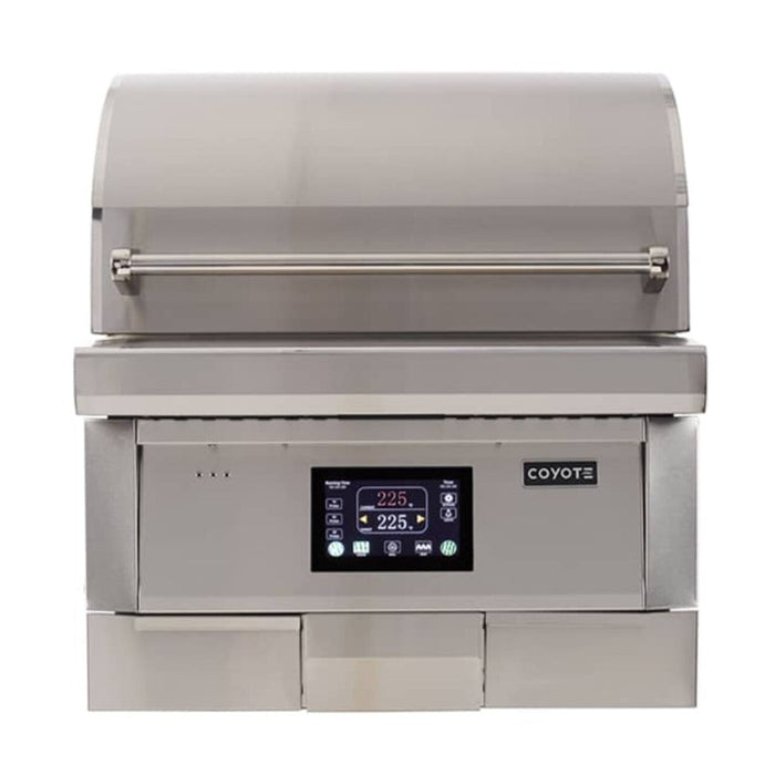28" Coyote Built-In Pellet Grill