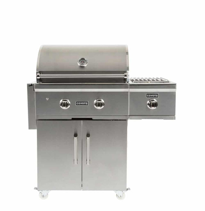 Coyote C-Series Single Side Burner - Coyote Gas C Series Grill & Side Burner