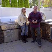 Coyote Outdoor Kitchen Designed for Skip Bedell