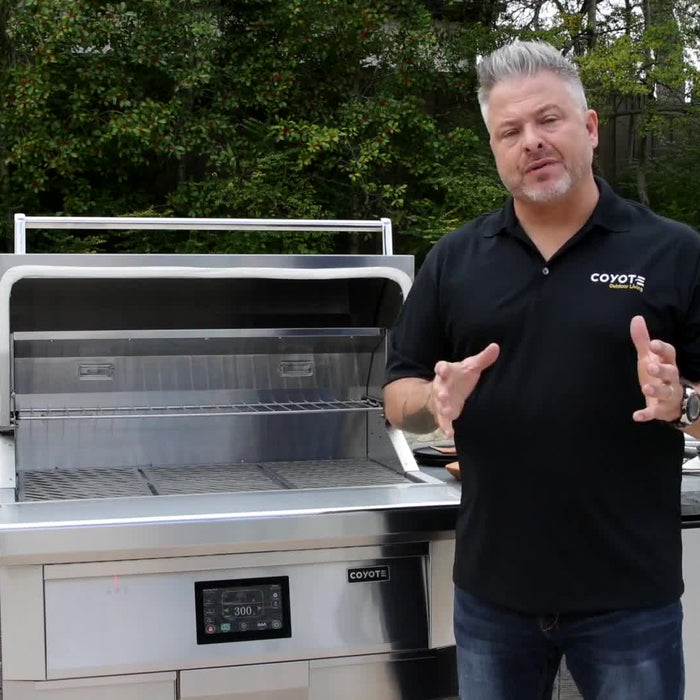 Coyote Pellet Grill 36 Inch Island