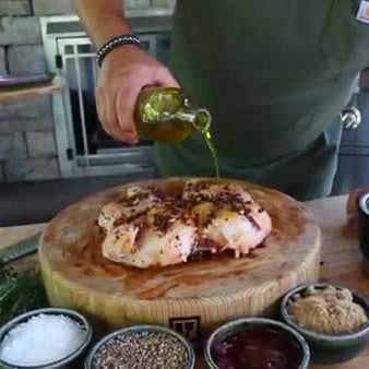 Jonathan Collins and Coyote Outdoor: Barbecued Brick Chicken