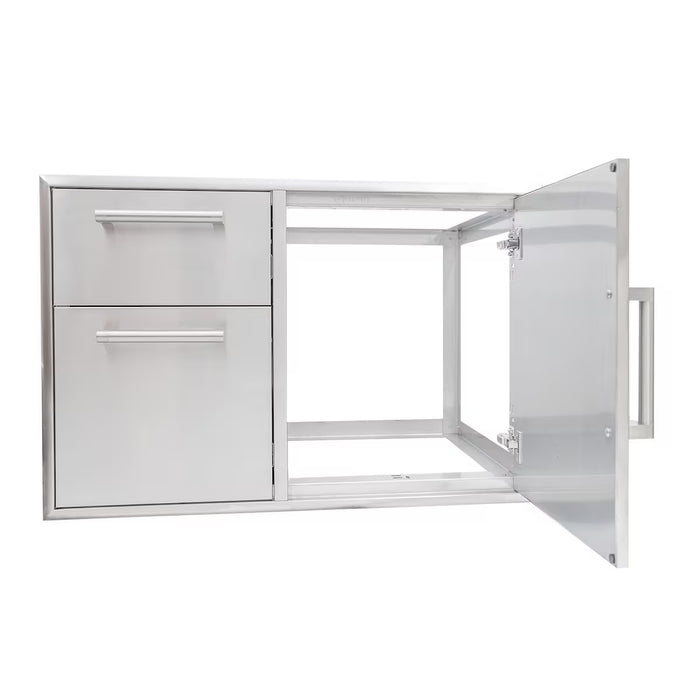 Coyote 36" Access Door & Double Drawer Combo - C3-CD2DC36