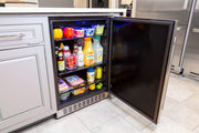 24" Azure Outdoors Refrigerator with Stainless Steel Door - A224R-S 2