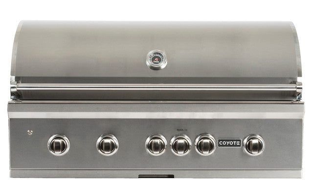 42" S-Series Grill Package - Includes Grill , 39" Double Access Door, & Coyote Double Side Burner 2