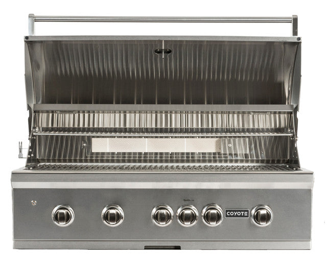 42" S-Series Grill Package - Includes Grill , 39" Double Access Door, & Coyote Double Side Burner 3