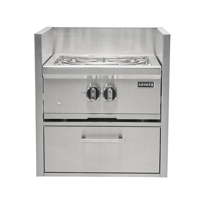 Coyote Asado / Power Burner Insert Sleeve with Storage Drawer Additional Image 4