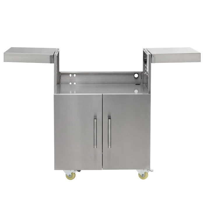 Coyote SL-Series 30" Gas Grill on Cart with Sear Zone & Rotisserie  - C3SL30+C3C30CT