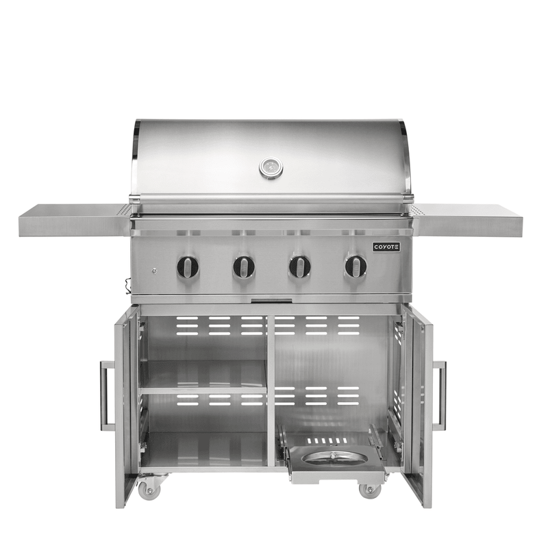 Coyote CL-Series 36" Grill on Cart - C3CL36+C3S36CT