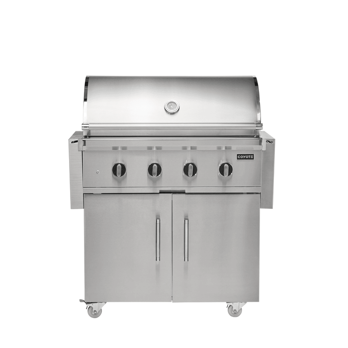 Coyote CL-Series 36" Grill on Cart - C3CL36+C3S36CT