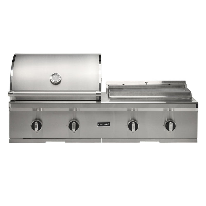 Coyote 50" Combo Built-In Gas & Flat Top Grill Additional Image 2