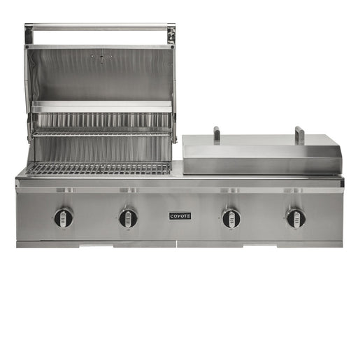 Coyote 50" Combo Built-In Gas & Flat Top Grill Additional Image 1