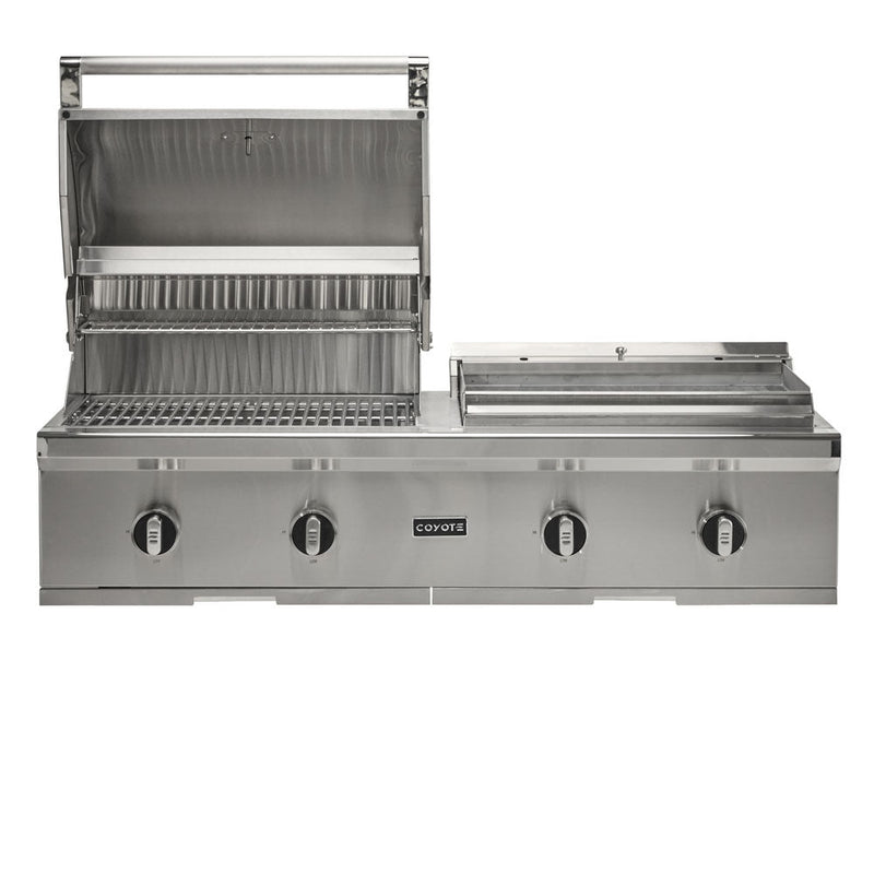 Coyote 50" Combo Built-In Gas & Flat Top Grill Additional Image 3