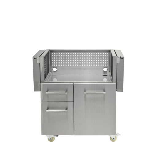 Coyote 30" Flat Top Built-In Grill on Cart - C3FTG30+C3FTCART Additional Image 1