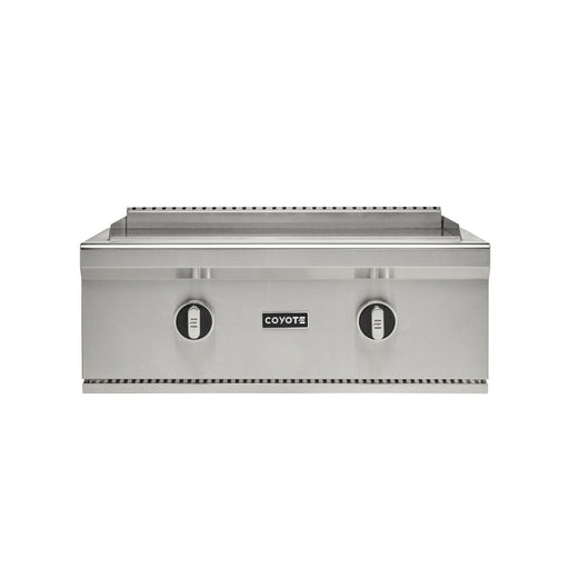 Coyote 30" Flat Top Built-In Grill on Cart - C3FTG30+C3FTCART