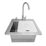Coyote 21" Sink with Drain, Faucet & Soap Dispenser Additional Image 2