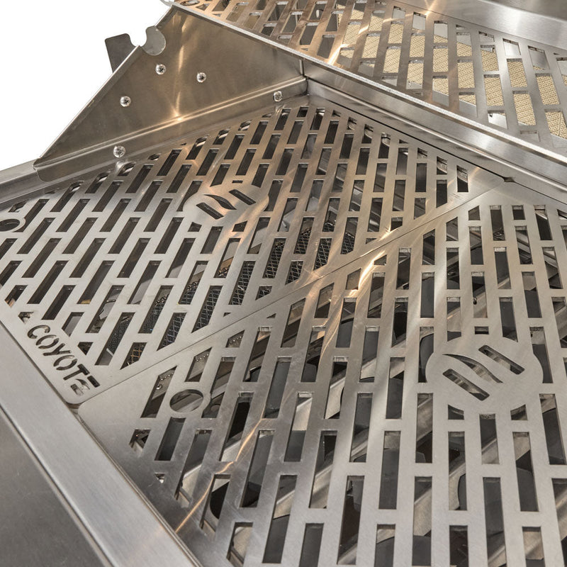 Coyote SL-Series 42" Grill Package - Includes 42" SL-Series Grill , 39" Double Access Door & Coyote Double Side Burner - C3SL42+C3-DA2439+C3DB - 9