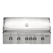 Coyote SL-Series 42" Ultimate Grill Package - Includes 42" SL-Series Grill, 36" Pellet Grill, 39" Double Access Door, Power Burner & 24" Outdoor Refrigerator - C3SL42+C2P36+C3-DA2439+C3PB+C124R-S - 1