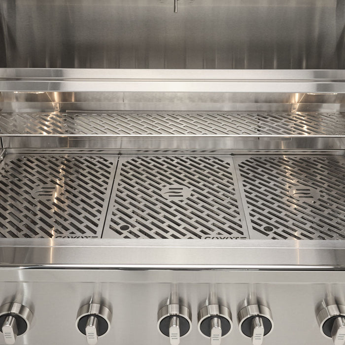 Coyote 42" SL-Series Grill Package - Includes SL-Series 42" Built-In Grill with Sear Zone & Rotisserie, 39" Double Access Door - C3SL42+CDA2439