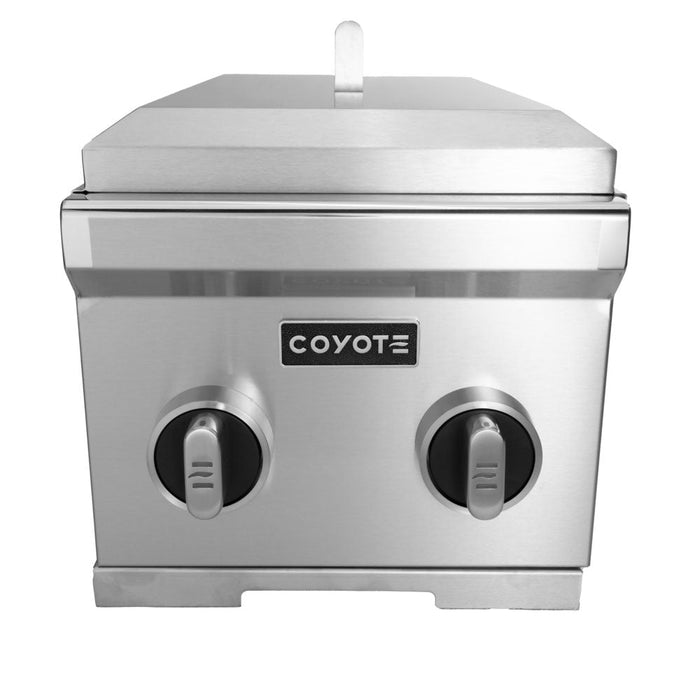 Coyote SL-Series 36" Grill Package - Includes 36" SL-Series Grill, 36" Double Access Door & Double Side Burner - C3SL36+C3-DA2436+C3DB - 32