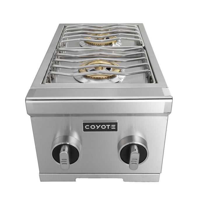 Coyote SL-Series 36" Grill Package - Includes 36" SL-Series Grill, 36" Double Access Door & Double Side Burner - C3SL36+C3-DA2436+C3DB - 30