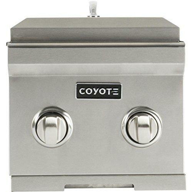 Coyote 12" Built-In Double Side Burner, Natural Gas - C1DBNG-OPENBOX 1