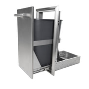 Coyote 15" Single Pull Out Trash and Recycle Bin 1