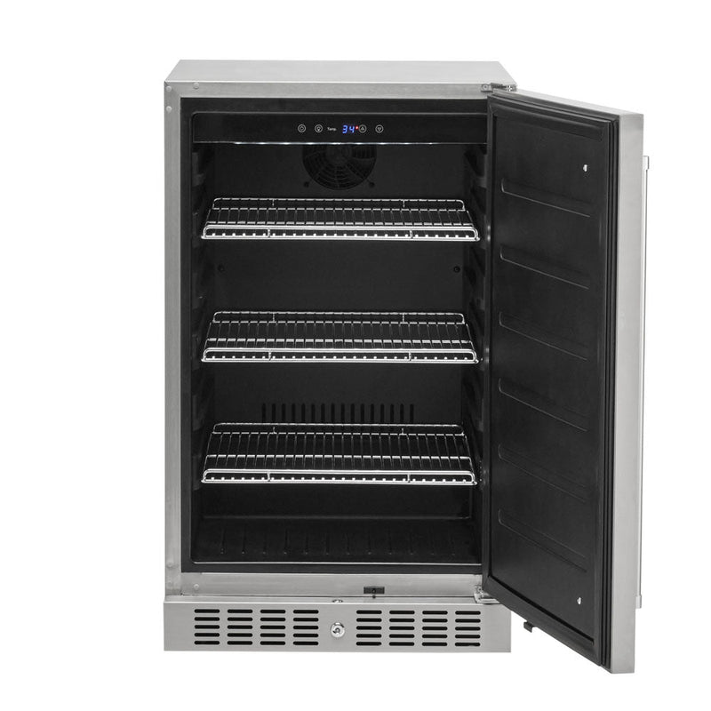 Coyote 21" Built-In Refrigerator with Left Hinge 4