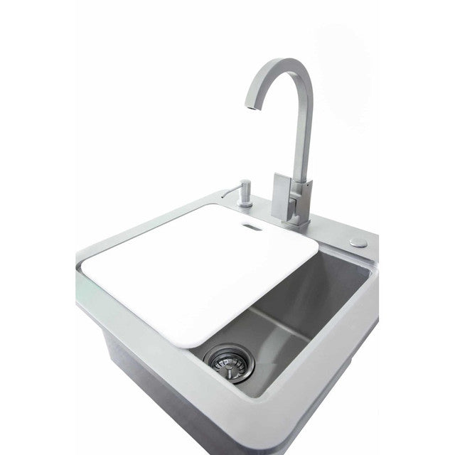 Coyote 21" Sink With Faucet, Drain, Soap Dispenser - C1SINKF21 3