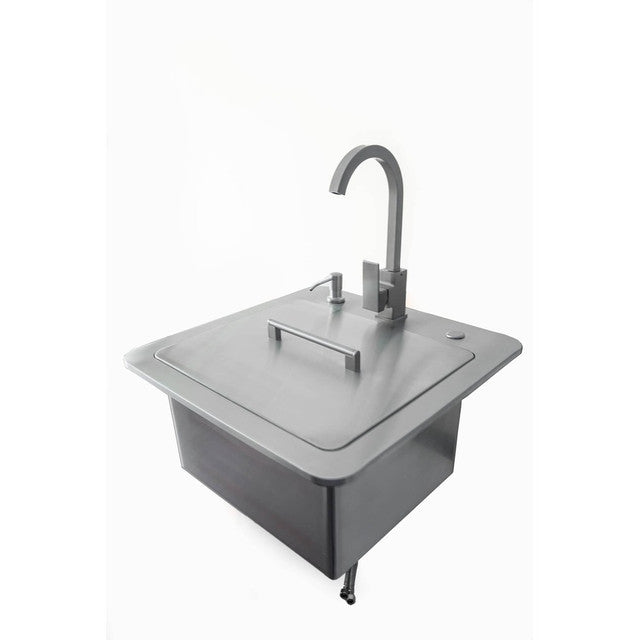 Coyote 21" Sink With Faucet, Drain, Soap Dispenser - C1SINKF21 