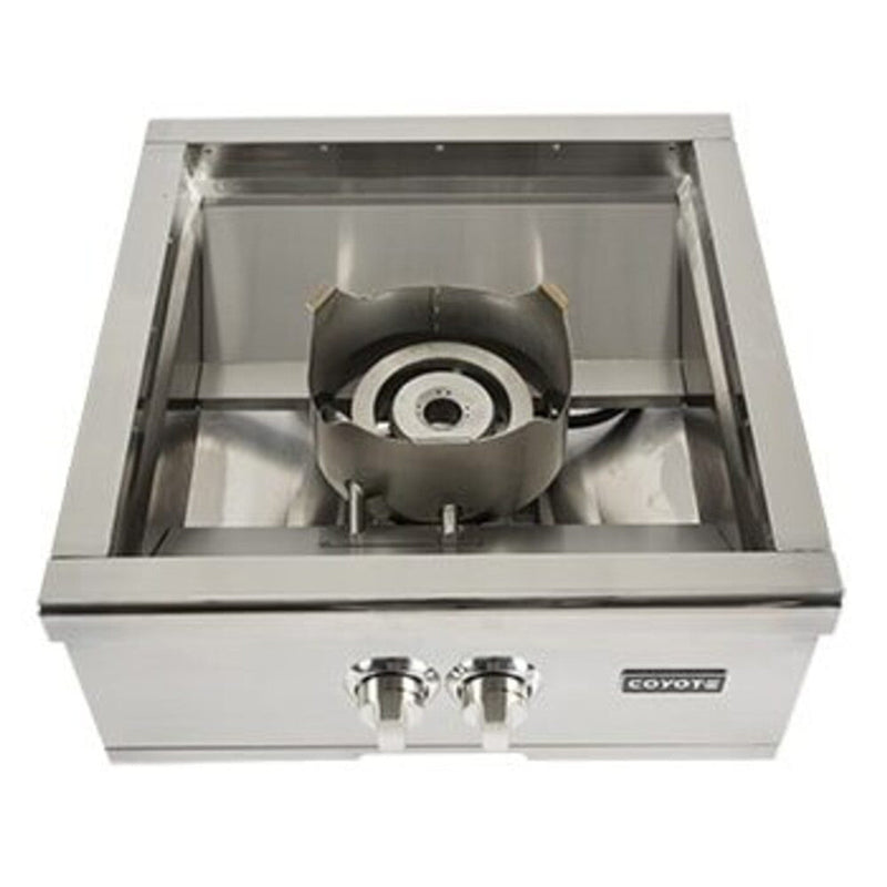 Coyote SL-Series 42" Ultimate Grill Package - Includes 42" SL-Series Grill, 36" Pellet Grill, 39" Double Access Door, Power Burner & 24" Outdoor Refrigerator - C3SL42+C2P36+C3-DA2439+C3PB+C124R-S - 68