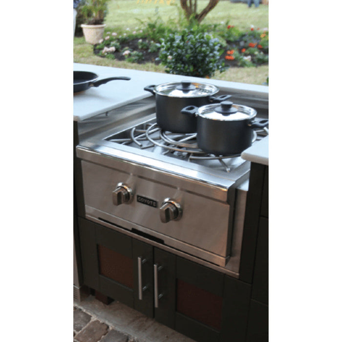 Coyote 24" Built-In LP Power Burner 4