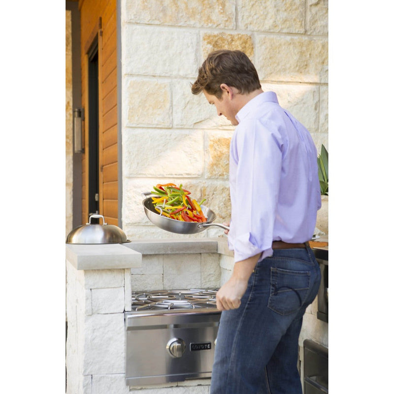 Coyote SL-Series 42" Ultimate Grill Package - Includes 42" SL-Series Grill, 36" Pellet Grill, 39" Double Access Door, Power Burner & 24" Outdoor Refrigerator - C3SL42+C2P36+C3-DA2439+C3PB+C124R-S - 73