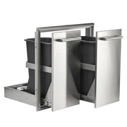 Coyote 26" Pull Out Trash and Recycle Bin 4