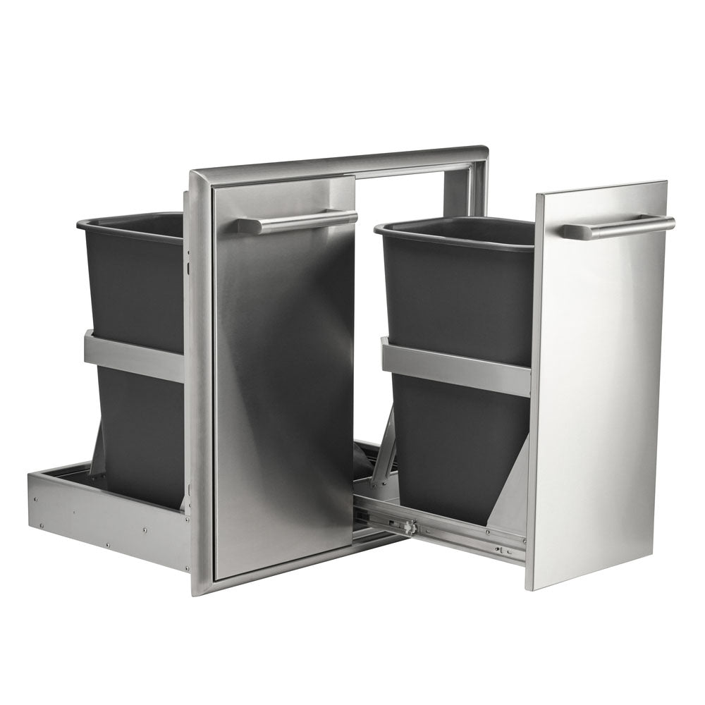 Coyote Outdoor Living Pull Out Trash and Recycle Bin