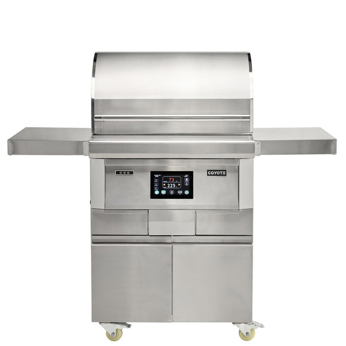 Coyote 28" Next Gen Pellet Head on Cart 27