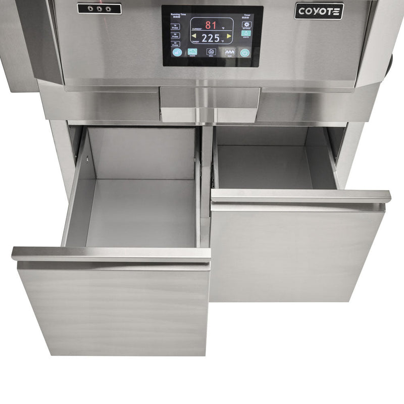 Coyote 28" Next Gen Pellet Head on Cart 34