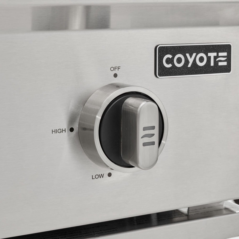Coyote 30" C Grill Package w/ Accessories - C3C30+C3-DA2426+C3SB+C3-CCVR30-BIG+C3CSIGRATE30V+C3C30CHTR+C1GRDL 5