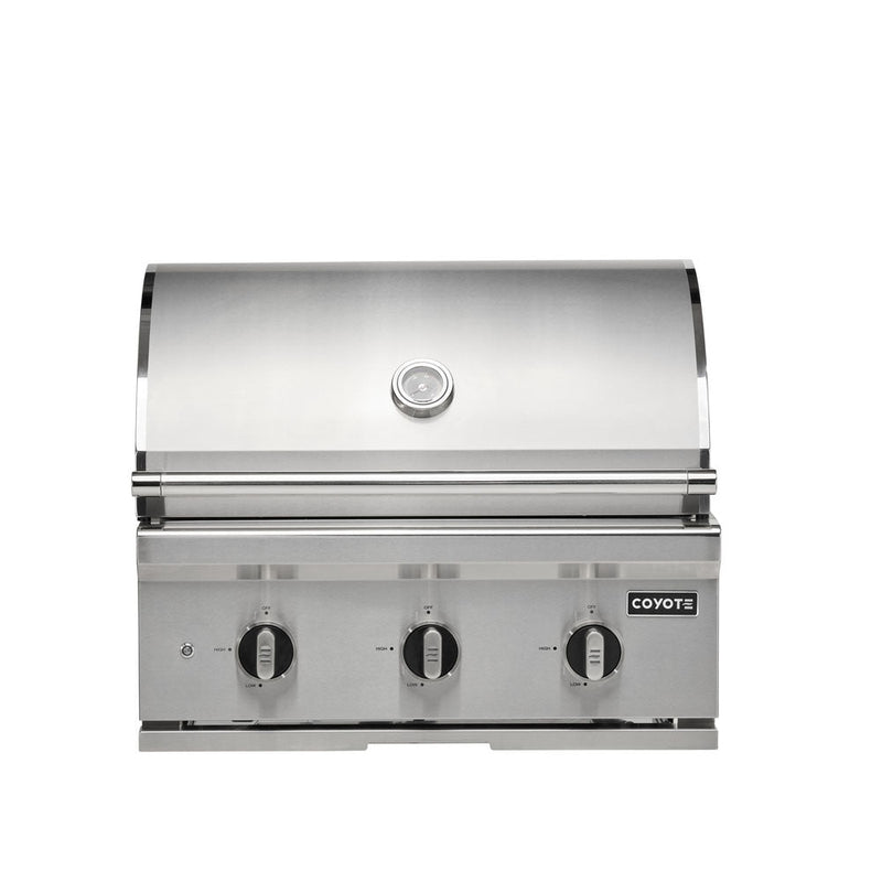 HAVEN 6 FT Outdoor Kitchen Island with 30" Coyote Grill - HOD72