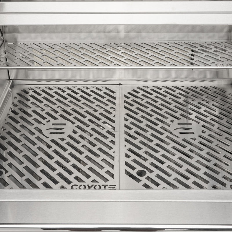 Coyote 30" SL Grill Package w/ Accessories - C3SL30+C3-DA2426+C3DB+C3-CCVR30-BIG+C3SLSIGRATE30V+C1GRDL 13