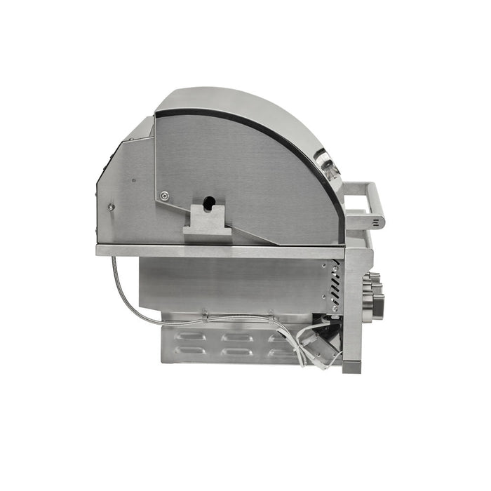 Coyote 30" SL-Series Grill Package - Includes SL-Series 30" Built-In Grill with Sear Zone & Rotisserie, 26" Double Access Door & Built-In Single Side Burner - C3SL30+CDA2426+C1SB 5