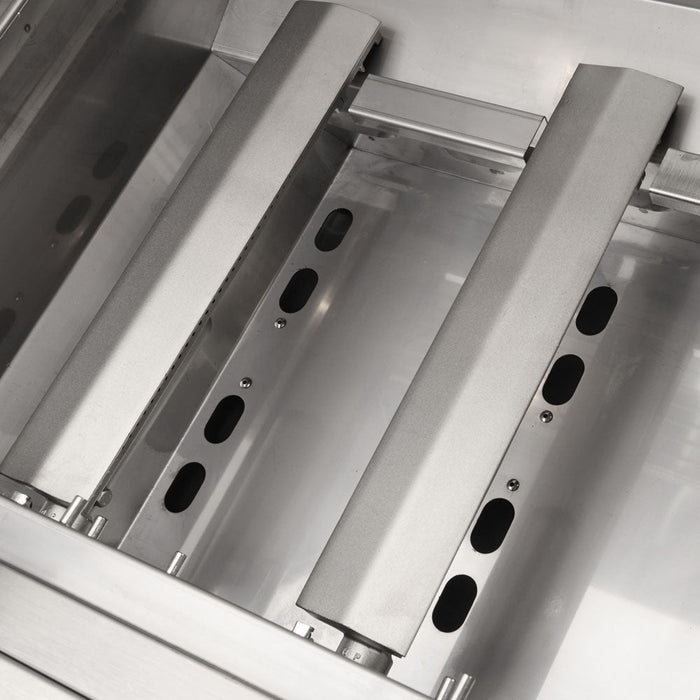 Coyote 34" CL-Series Grill Package - Includes C-Series 34" Built-In Grill, 31" Double Access Door & 12" Built-In Double Side Burner- C3C34+CDA2431+C1DB 12