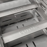 Coyote 34" C Grill Package w/ Accessories - In Griddle-C3C34+C3-DA2431+C3DB+CCVR3-BIG+CCHTRAY12+C3CSIGRATE34V+C1GRDL 22